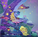 童话仙境 精灵蘑菇夜