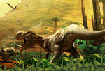 恐龙时代原始森林