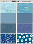蓝色布纹面料纹理沙发布艺高清材