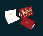 2019新年賀卡 邀請(qǐng)函