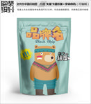 卡通小熊零食包装袋设计