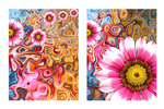 抽象油画花朵装饰画