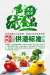 生鲜网络小海报设计绿色食品