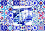 葡萄牙  波尔图  瓷砖画 花