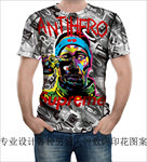 潮牌男裝數(shù)碼印花