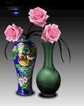花瓶装饰画