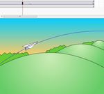纸飞机和远方5秒引导线动画