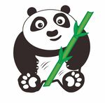 憨憨熊貓矢量圖CDR 