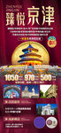 北京天津高端旅游海报