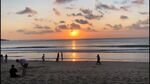 巴厘岛金巴兰海滩日出日落