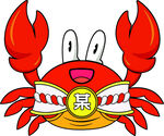 卡通螃蟹