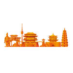 西安地標(biāo)  建筑