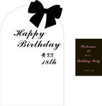 生日快樂展板   