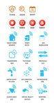 安全 數(shù)據(jù) 智能家居相關(guān)圖標(biāo)