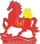 紅色福馬擺件