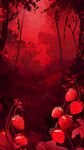 夢(mèng)幻紅森林中的誘人草莓