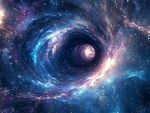 神秘宇宙漩渦星空圖景