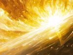 璀璨金光宇宙能量爆發