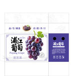 浦江葡萄包裝平面展開圖