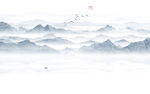 禪意水墨山水畫(huà)