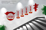 黨建樓梯文化墻