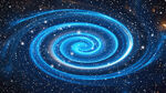 藍色旋渦星空吊頂