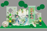 國風(fēng)美陳 古風(fēng)漢服場景布置展示