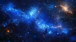 夢幻璀璨的深邃宇宙星空