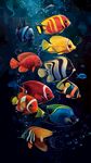 繽紛海洋魚群暢游深海
