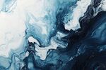 藍白水墨風流體藝術紋理