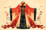 華麗古風漢服展現東方韻味