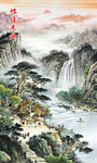 豎幅山水畫(huà)