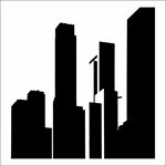 城市建筑剪影
