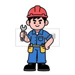 卡通維修工人