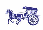 古代馬車圖案設(shè)計(jì)