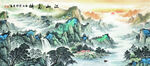 中堂山水畫(huà)