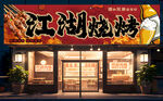 燒烤店招牌  門頭