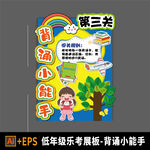 小學樂考闖關展板 