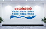 建筑企業(yè)價值觀文化墻