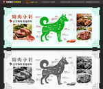 狗肉分割圖