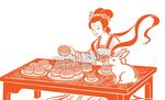 嫦娥玉兔品嘗月餅