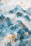 水墨山水風大理石紋理圖案