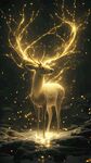 夢幻發(fā)光神鹿 奇幻氛圍滿滿