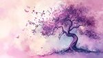 夢幻紫樹與紛飛蝴蝶