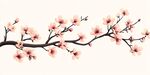 粉嫩桃花枝 唯美春日景