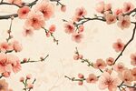 粉色桃花綻放枝頭