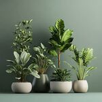 室內(nèi)綠植組合 清新裝飾風(fēng)