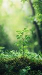 新生綠植于林間綻放生機(jī)