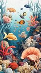 海底奇幻魚群與多彩珊瑚
