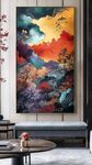 夢(mèng)幻中式山水裝飾畫
